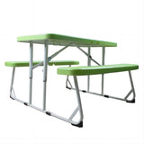 ZUN Kids Picnic Table Outdoor, Plastic Table & Chair Set, Kids Activity Sensory Table, Picnic Table W1215P151685