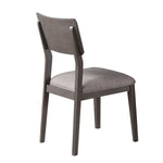 ZUN Set of 2 Upholstered Dining Chairs, Grey B016P226060