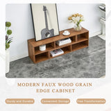 2 Pieces Cube TV Stand,Free Combination Gaming Entertainment Center Media Stand,Open Storage W3226P279110