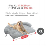 ZUN Dog Bed Large Sized Dog, Fluffy Dog Bed Couch Cover, Calming Large Dog Bed, Washable Dog Mat for 20884128