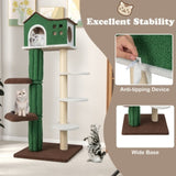 5 level Cat tree, Cat climbing frame Cat Apartment with cushions, anti-tipping Settings 33728747
