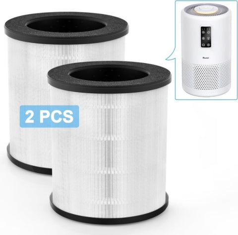 ZUN 2PCS Air Purifier A1 Replacement Filter VEWIOR H13 True HEPA Air Cleaner Filter 36175494