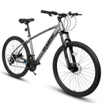 ZUN A2757 27 Inch Mountain Bike 21 Speed, Suspension Fork, Aluminum Frame Disc Brake, Mountain biking W709P185448