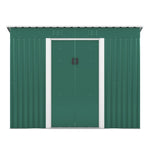 ZUN 4.2 x 9.1 Ft Outdoor Storage Shed, Metal Tool Shed with Lockable Doors Vents, Utility Garden Shed W2181P156874