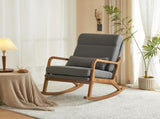 100*65*101cm High Back Belt Waist Pillow Log Color Solid Wood Armrest Backrest Seat Frame Iron Frame 08670975