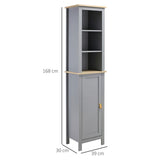 ZUN Bathroom Storage Cabinet-Grey （Prohibited by WalMart） 59596585