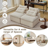 Modular Sofa,No Armrests,At will DIY,Soft Corduroy Fabric,Neck W2108P236840