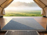 Gray Marine Carpet 6 ft x 13.1 ft, Anti-Slip TPR Backed Boat Carpet, Indoor & Outdoor Use, Easy 86258770