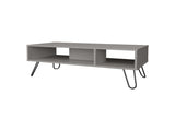 Bagdad Coffe table in Melamine, Hairpin Legs, Smoke B128P237136