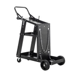 ZUN Welding Cart, 3-Tier Welder Cart Heavy Duty with 400Lbs Static Weight Capacity, 360&deg; Swivel Wheels, W1422P160700