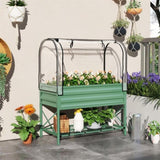 ZUN Garden Bed、 Galvanized Planter 74145925