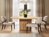 Harriet Split Back Upholstered Dining Side Chair, Set of 2, Merino Gray Wool Blend B2719P269266