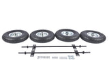 4PCS 10-Inch Pneumatic Tires Generator Wheel Kit Fit for Predator 9000 8750 6500 Watt Generator 32414382