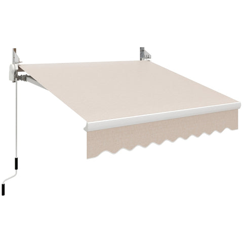 ZUN Patio Retractable Awning -AS （Prohibited by WalMart） 85474525