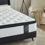 ZUN (Full)12 inch sponge bamboo fiber fabric high-quality mattress,Individual Pocket Spring+ 81678407