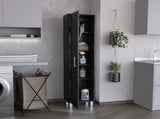 Laska Storage Cabinet, Broom Hangers, 1 Door B070P173188