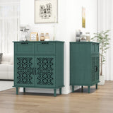 2 Door 2 Drawer Cabinet, American Furniture, Suitable for Bedroom, Living Room, Study W688P179038