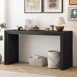 U_STYLE Modern Style Console Table made of Paulownia Solid Wood Veneer,Suitable for Foyer, Living N711P205930B