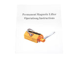 Permanent Magnetic Lifter 660 lbs/300 kg Capacity Lifting Magnet Neodymium Hoist 12360426
