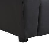 Kids Recliner Chair Black PVC W214103913