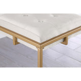 Beige and Gold Square Counter Height Stools B062P145674