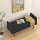 Teddy velvet storage stool, ,with storage space, suitable for apartments, living rooms and W487P205943