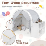 Versatile Kids Playhouse With totally 8 cubbies and 2 countertops 25708156