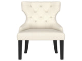 Gillian Beige and Black Fabric Upholstered Dining Side Chair B062P299885