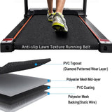 ZUN Folding Treadmill Electric Running 2.5HP Motor 300LBS Weight Capacity Walking Jogging 69516694