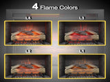 28inch Infrared Electric Fireplace Insert, Touch Panel Home Decor Heater, With Cracking Sound 73813712