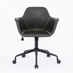 ZUN Mid-Century Modern Office Chair,Rolling Swivel Height Adjustable Ergonomic Chair with W1143P173516