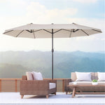 ZUN Outdoor beach umbrella/ Double-SidedMarket Umbrella （Prohibited by WalMart） 99467900