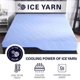 Refresh 12 inch Hybrid Cooling Fast Responding Latex Foam and Coil Adult Mattress, Cal King Size B210P286882