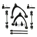 ZUN 10pc Front Control Arm Ball Joint Sway Tie Rod End For 07-14 Cadillac GMC Chevy 69006612