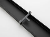 28 Inch Linear Shower Drain with 2-in-1 Flat & Tile Insert Removable Cover, 304 Stainless Steel with 24721985