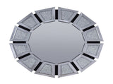 Noralie Mirrored, Faux Diamonds Accent Mirror B2726P448762