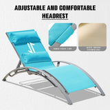 Pool Lounge Chairs Set of 2-Lake Blue W1859P321484