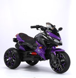 ZUN Kids Motorcycle Ride-On Motorcycle 3-Wheels Battery Powered Motorbike Rechargeable 12 V kids ride on W1760P252041