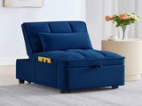 4 in1 Multi-Function Single Sofa Bed with Storage Pockets,Tufted Single Pull-out Sofa Bed with W2186P163738