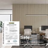 Acoustic Wood Wall Panels, 2 Pack 94.5" x 12.6" Soundproof Wall Panels,Wood Slat Wall Panels for T3210P310261