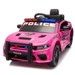 ZUN Licensed Dodge Charger,12v Kids ride on police car W/Parents Remote Control,anti-collision W1396P172630