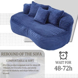 COOLMORE Bean Bag sofa Lazy Sofa Durable Comfort Lounger High Back Bean Bag Chair Couch for Adults W395P234049