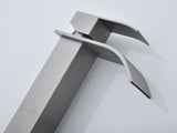 Waterfall Spout Bathroom Sink Single Handle Faucet with Pop-Up Drain 99007003