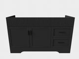 42 Inch Modern Bathroom Vanity with 2 Drawers, Vertical Grain MDF Cabinet with Soft-Close Doors and W509P493623