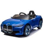 ZUN Licensed BMW I4,12v Kids ride on car 2.4G W/Parents Remote Control,electric car for kids,Three speed W1396104254