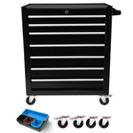 ZUN 7 Drawers Rolling Tool Chest with Wheels, Portable Rolling Tool Box on Wheels, Tool Chest Organizer W1239137226