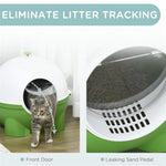 ZUN Cat Litter Box、Cat Litter Box Enclosure 56382277