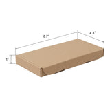 50pcs 8.7 "x 4.3" x 1 " thickness 1.8mm aircraft box corrugated cardboard box kraft 67054037