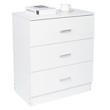 Modern Simple 3-Drawer Dresser Chest of Drawers for Family Room Bedroom Living Room Universal 91161483
