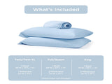 3-Piece King Cooling 3pc Sheet Set,Ice Blue B035P408427